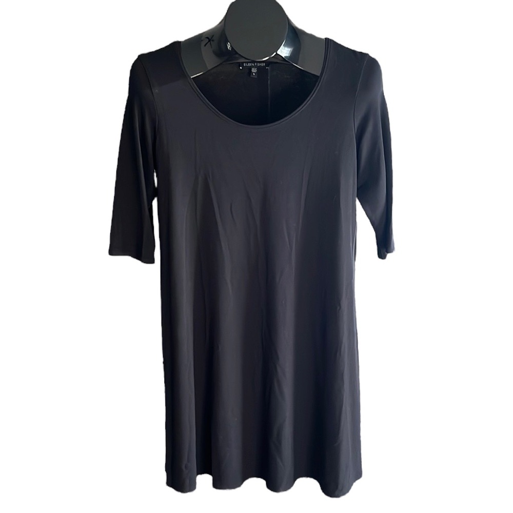 Eileen Fisher short sleeve tunic top